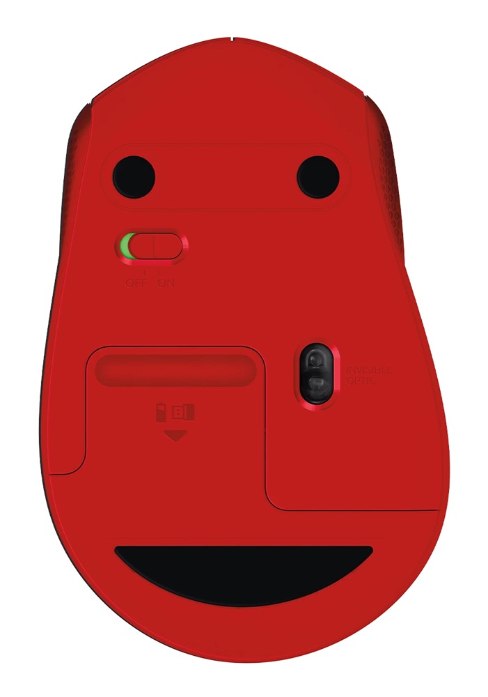 Logitech M330 Silent vezeték nélküli piros egér