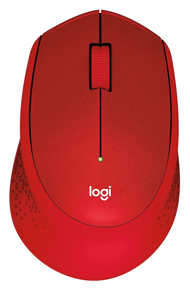 Logitech M330 Silent vezeték nélküli piros egér
