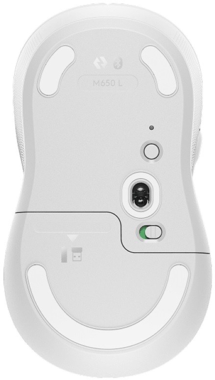 Logitech M650 Signature L vezeték nélküli piszkosfehér egér