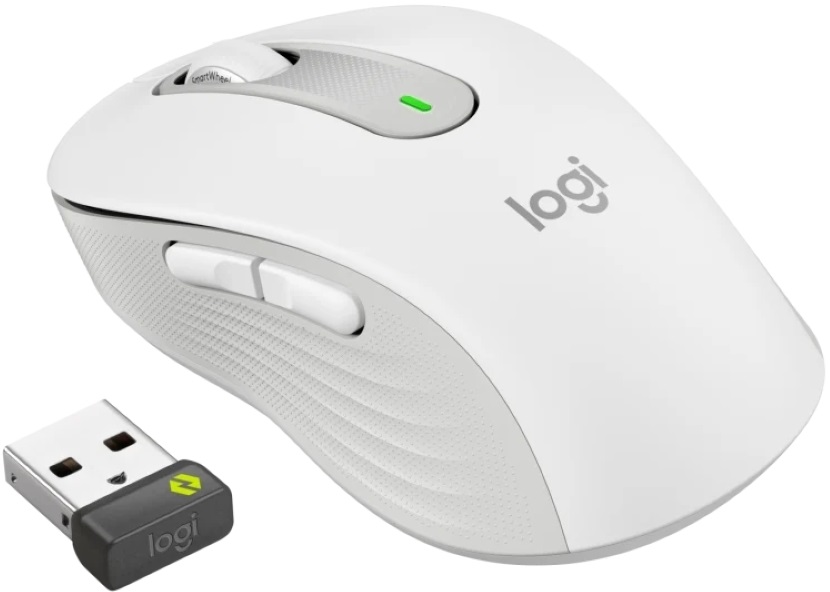 Logitech M650 Signature for Business vezeték nélküli piszkosfehér egér