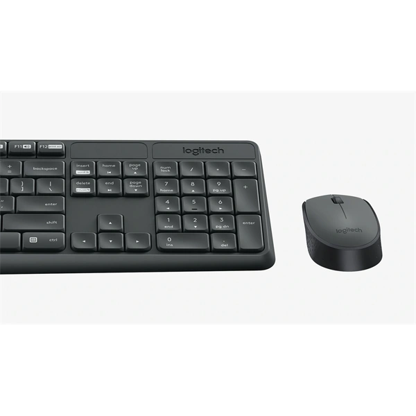 Logitech MK235 HUN fekete vezeték nélküli billentyűzet + egér