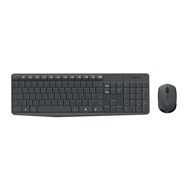 Logitech MK235 HUN fekete vezeték nélküli billentyűzet + egér
