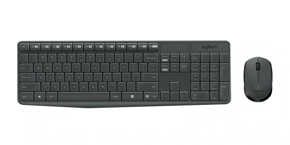 Logitech MK235 HUN fekete vezeték nélküli billentyűzet + egér