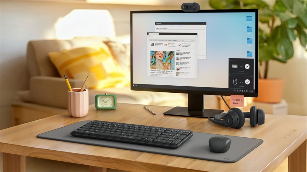 Logitech MK250 HUN grafitszürke vezeték nélküli billentyűzet + egér