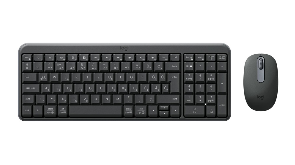 Logitech MK250 HUN grafitszürke vezeték nélküli billentyűzet + egér