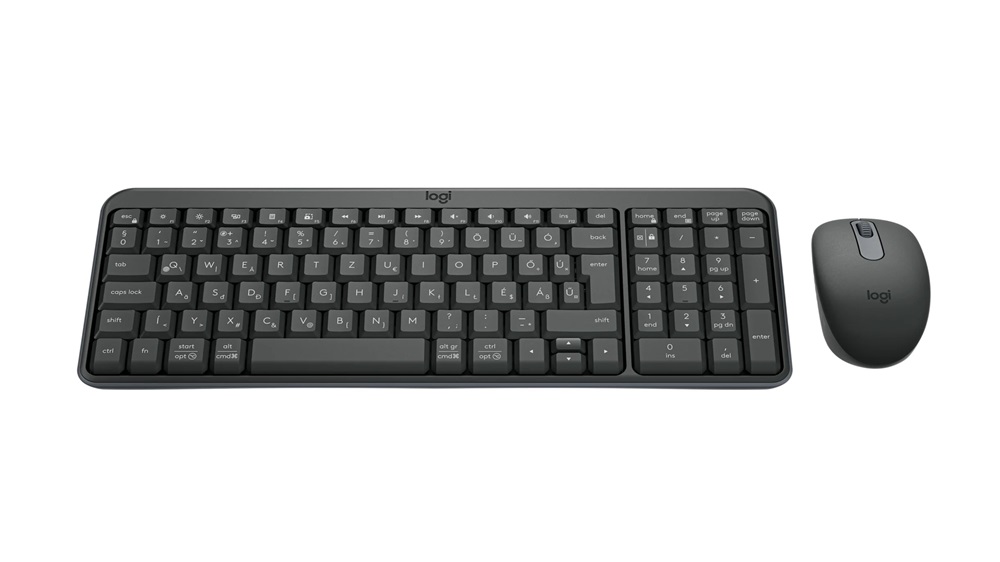 Logitech MK250 HUN grafitszürke vezeték nélküli billentyűzet + egér