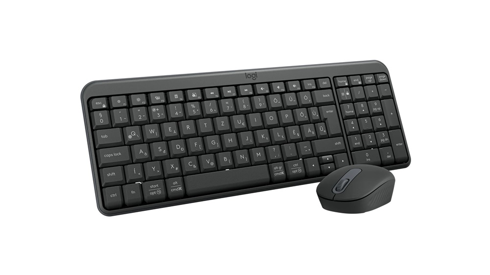 Logitech MK250 HUN grafitszürke vezeték nélküli billentyűzet + egér
