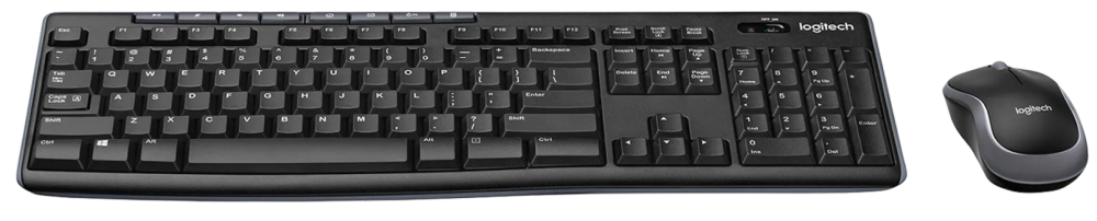 Logitech MK270 UK fekete vezeték nélküli billentyűzet + egér
