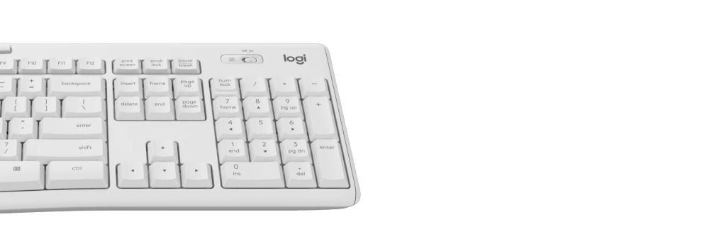 Logitech MK295 Silent HUN fehér vezeték nélküli billentyűzet + egér (Újracsomagolt)