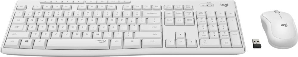 Logitech MK295 Silent HUN fehér vezeték nélküli billentyűzet + egér (Újracsomagolt)