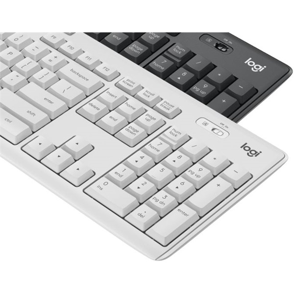 Logitech MK295 Silent HUN fehér vezeték nélküli billentyűzet + egér (Újracsomagolt)
