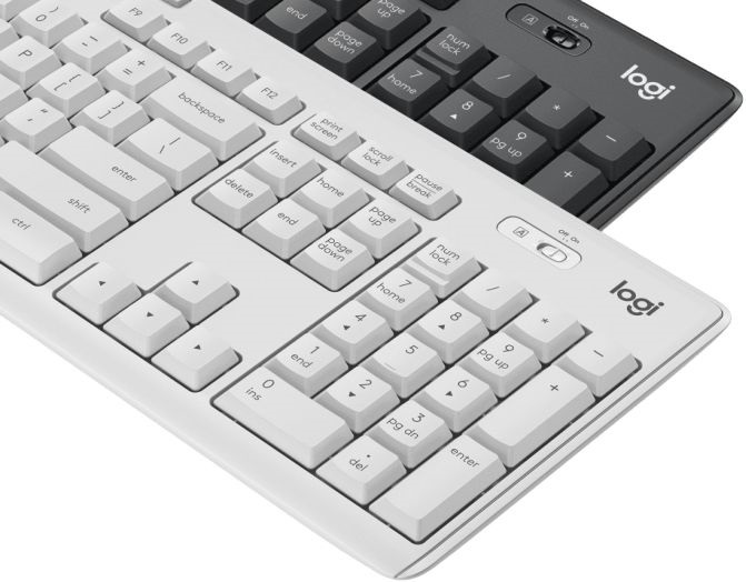 Logitech MK295 Silent HUN fehér vezeték nélküli billentyűzet + egér (Újracsomagolt)