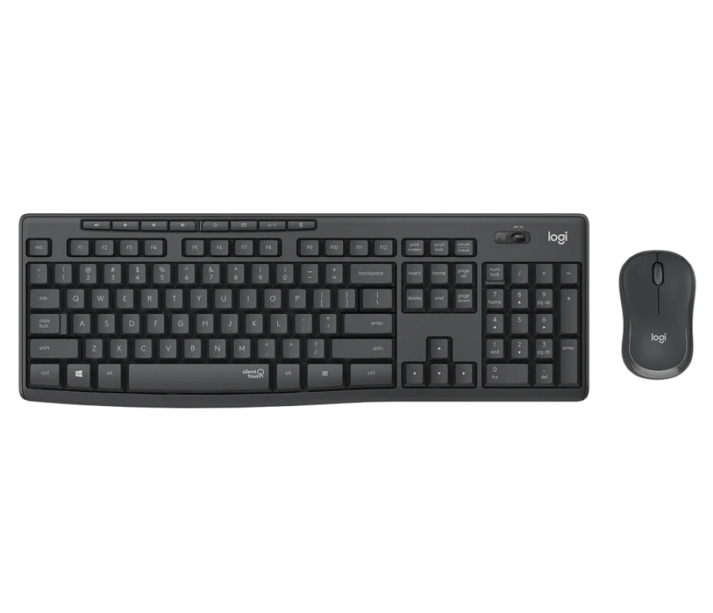 Logitech MK295 Silent HUN grafitszürke vezeték nélküli billentyűzet + egér
