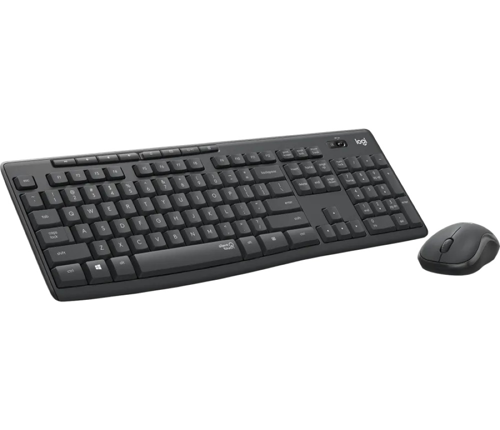 Logitech MK295 Silent HUN grafitszürke vezeték nélküli billentyűzet + egér