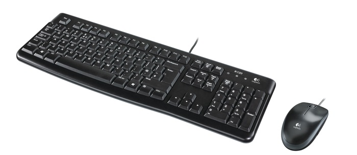 Logitech MK120 HUN fekete USB billentyűzet + egér