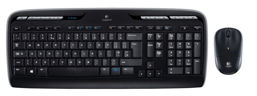 Logitech MK330 HUN fekete vezeték nélküli billentyűzet + egér
