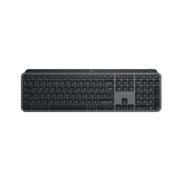 Logitech MX Keys S lézergravírozott magyar kiosztású grafitszürke vezeték nélküli billentyűzet (Újracsomagolt)