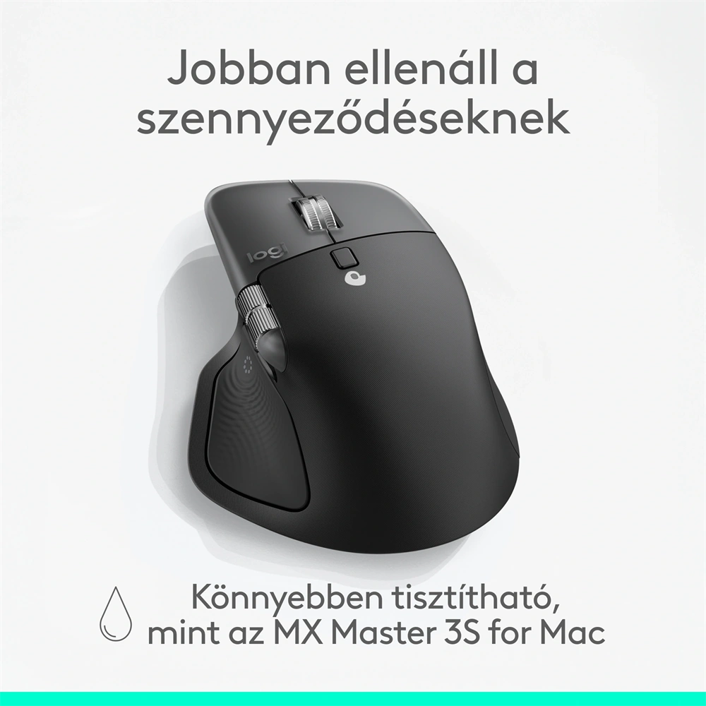 Logitech MX Master 4 for MAC vezeték nélküli fekete egér