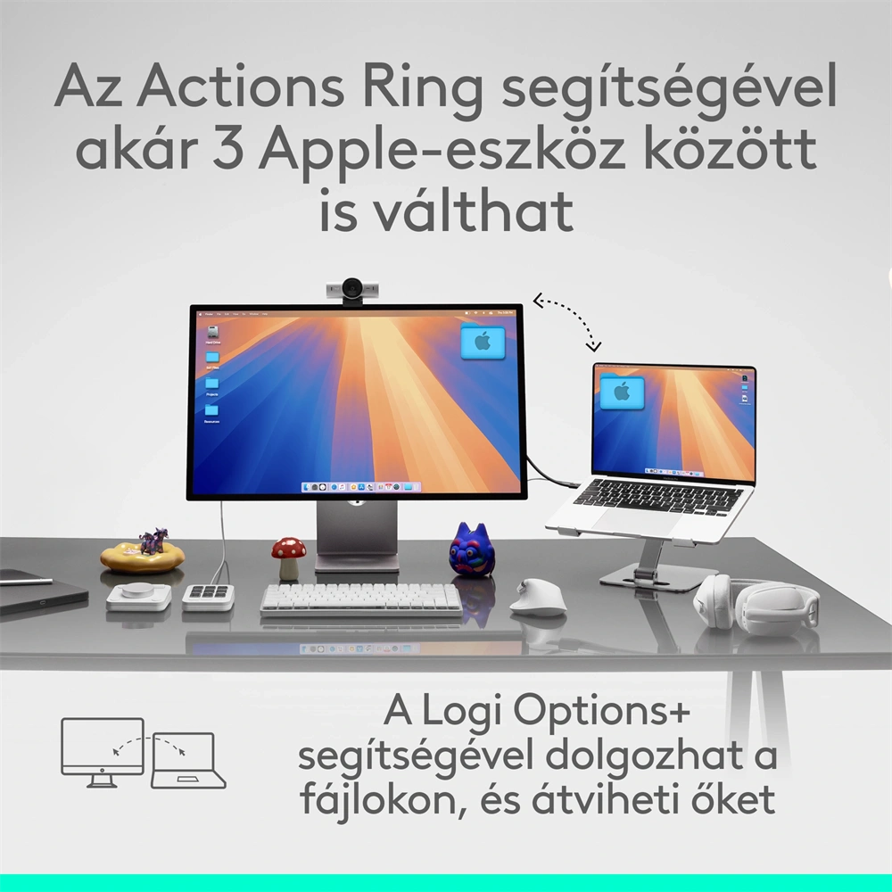 Logitech MX Master 4 for MAC vezeték nélküli fekete egér
