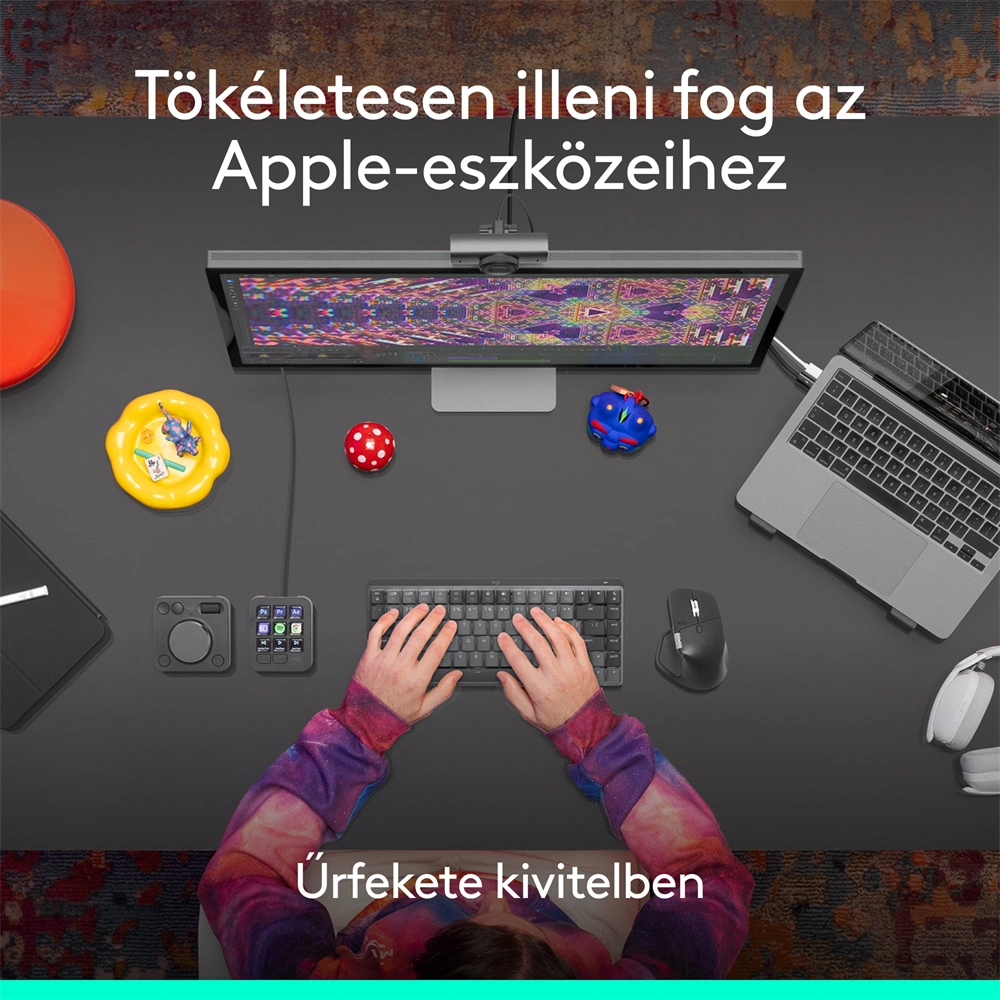 Logitech MX Master 4 for MAC vezeték nélküli fekete egér