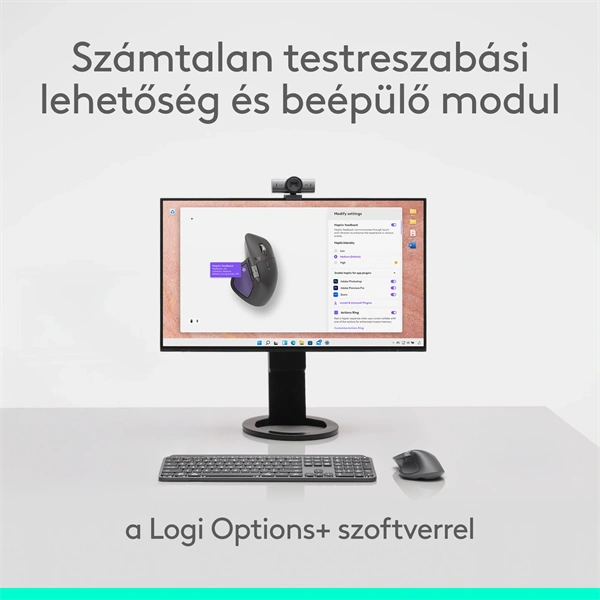 Logitech MX Master 4 for MAC vezeték nélküli fekete egér
