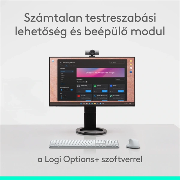 Logitech MX Master 4 vezeték nélküli halványszürke egér