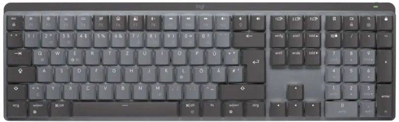Logitech MX Mechanical Illuminated Performance (CLICKY) US grafitszürke vezeték nélküli billentyűzet