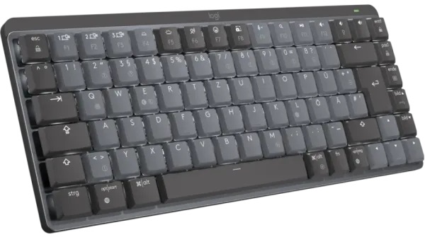 Logitech MX Mechanical Mini Minimalist Illuminated UK grafitszürke vezeték nélküli billentyűzet