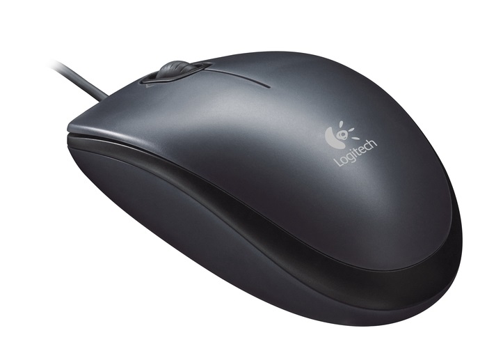 Logitech M90 USB fekete egér