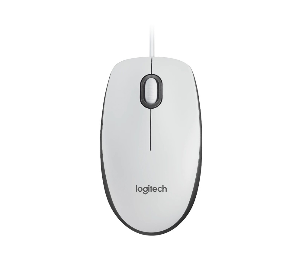 Logitech Mouse M100 vezetékes fehér egér