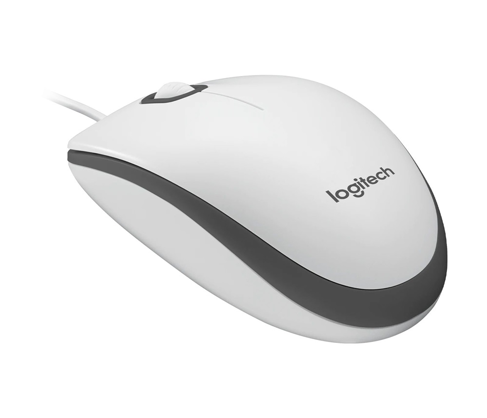 Logitech Mouse M100 vezetékes fehér egér