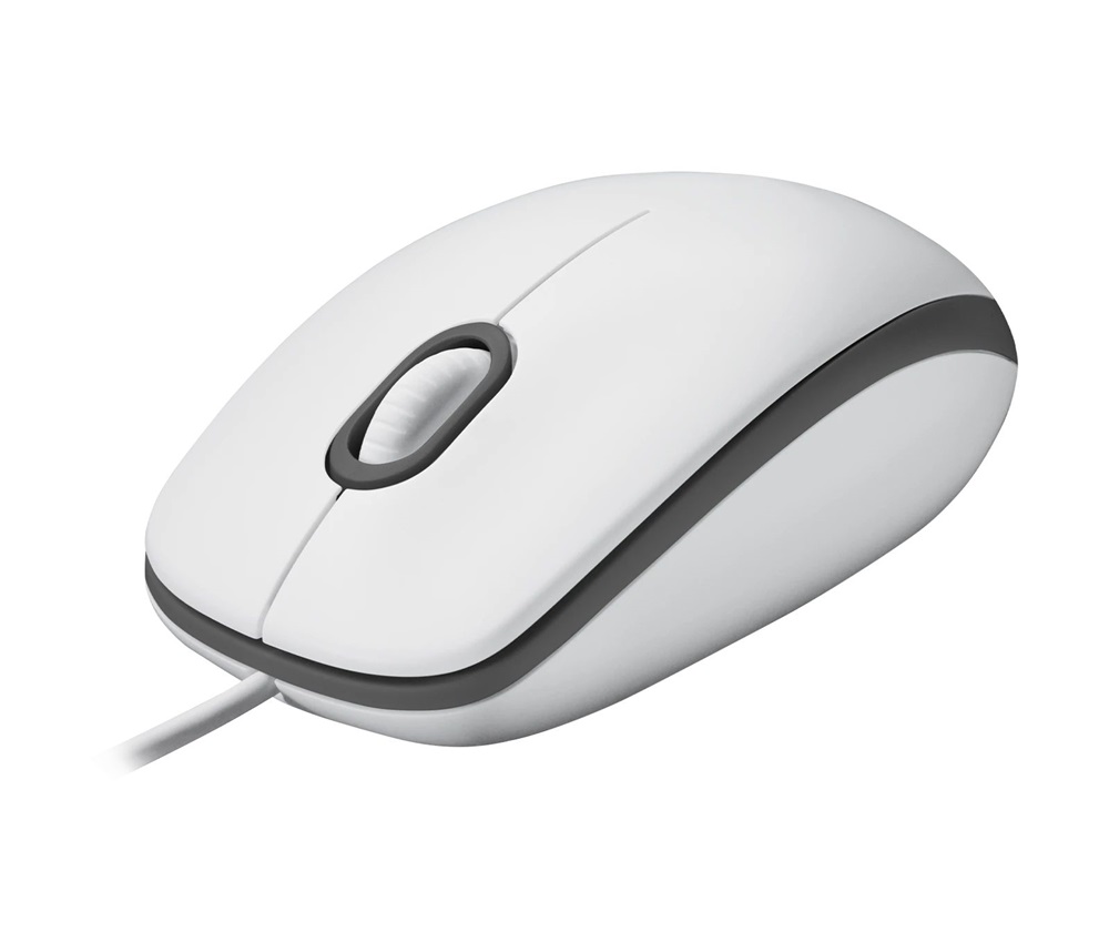 Logitech Mouse M100 vezetékes fehér egér