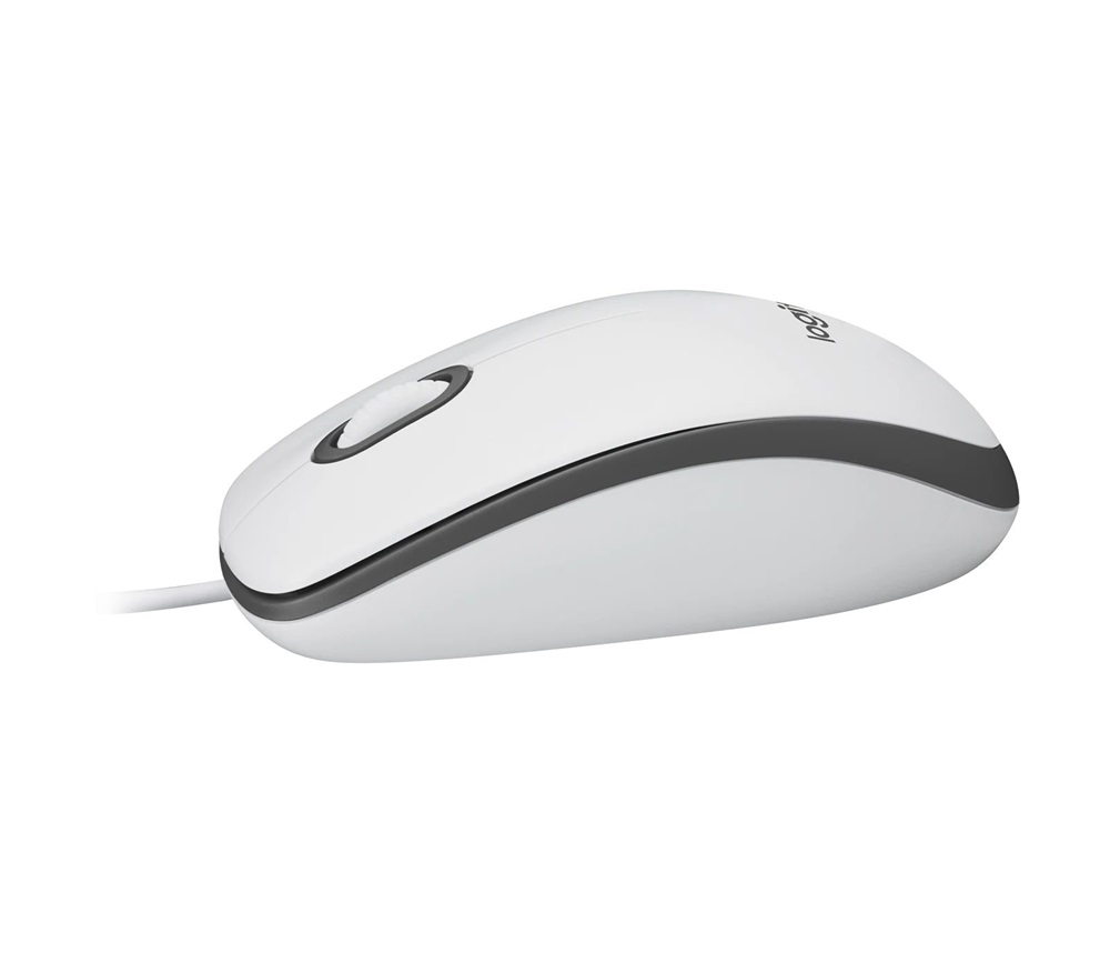 Logitech Mouse M100 vezetékes fehér egér
