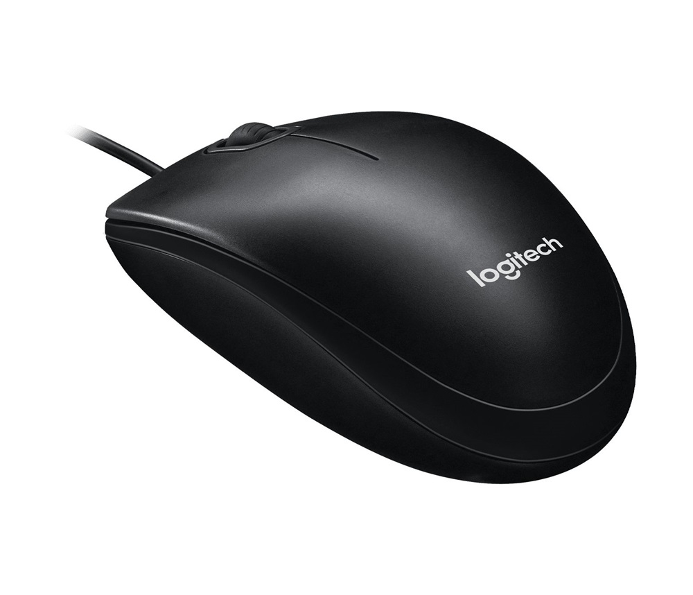 Logitech Mouse M100 vezetékes fekete egér