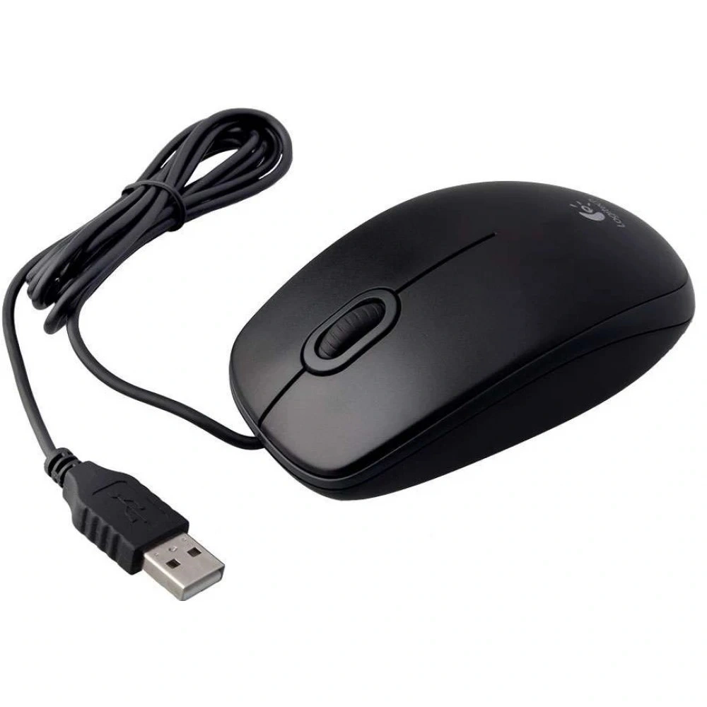 Logitech OEM B100 USB fekete egér