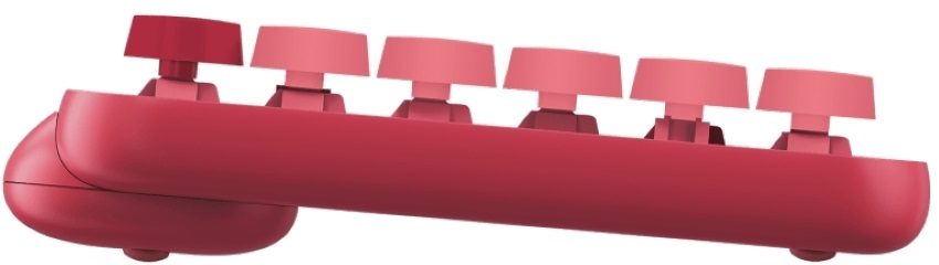 Logitech POP Keys with Emoji US rózsaszín vezeték nélküli billentyűzet