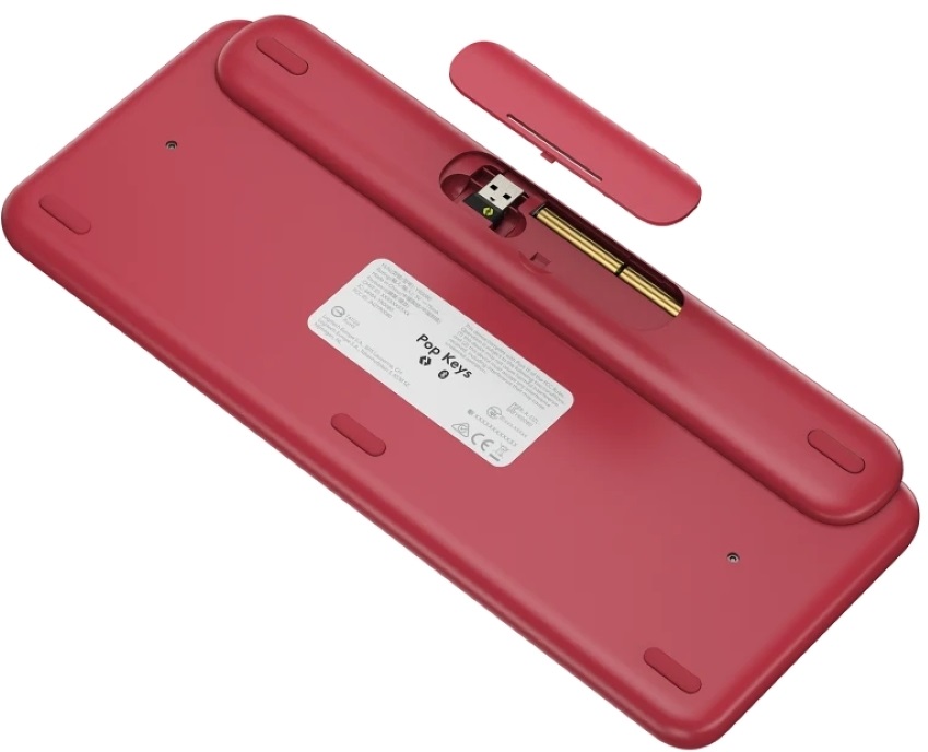 Logitech POP Keys with Emoji US rózsaszín vezeték nélküli billentyűzet