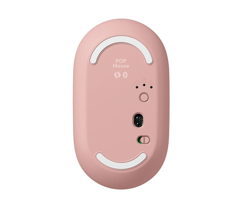 Logitech POP with emoji vezeték nélküli rózsaszín egér