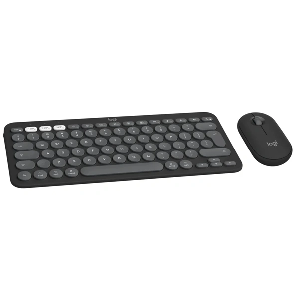 Logitech Pebble 2 Combo for Mac vezeték nélküli grafit billentyűzet + egér
