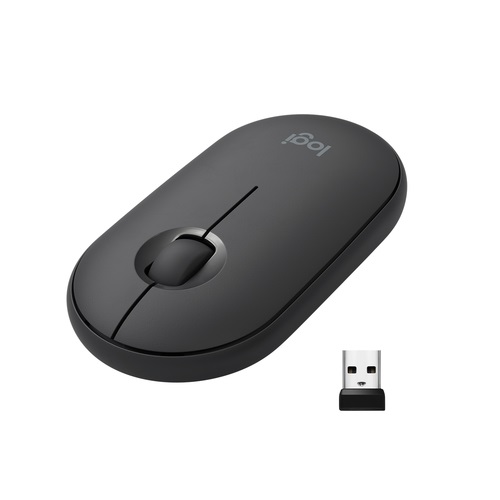 Logitech Pebble M350 Graphite vezeték nélküli BT egér