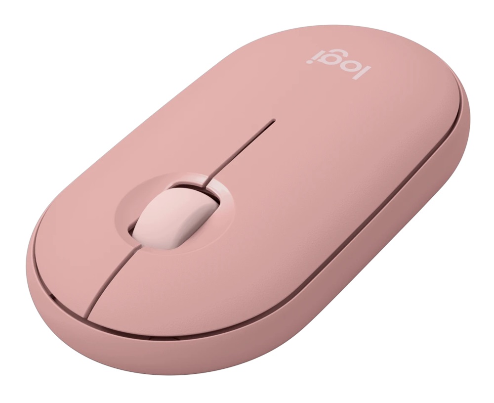 Logitech M350S Pebble Mouse 2 vezeték nélküli rózsaszín egér