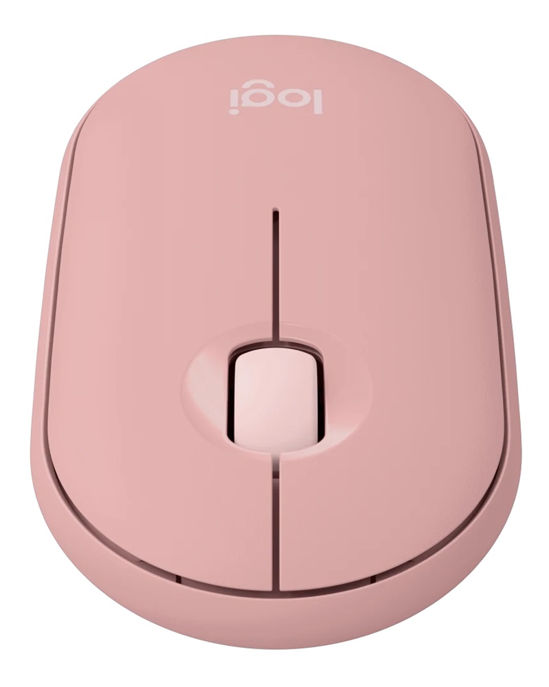 Logitech M350S Pebble Mouse 2 vezeték nélküli rózsaszín egér