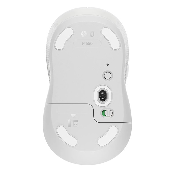 Logitech Signature M650 L vezeték nélküli fehér egér