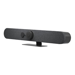 Logitech Rally Bar Mini (3840x2160 képpont, 90°-os látótér, mikrofon, Ultra HD) grafitszürke webkamera
