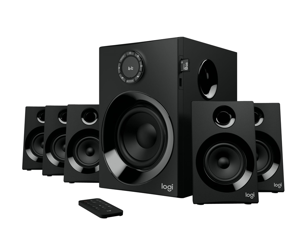 Logitech Z607 jack 5.1 160W Bluetooth FM fekete hangszóró