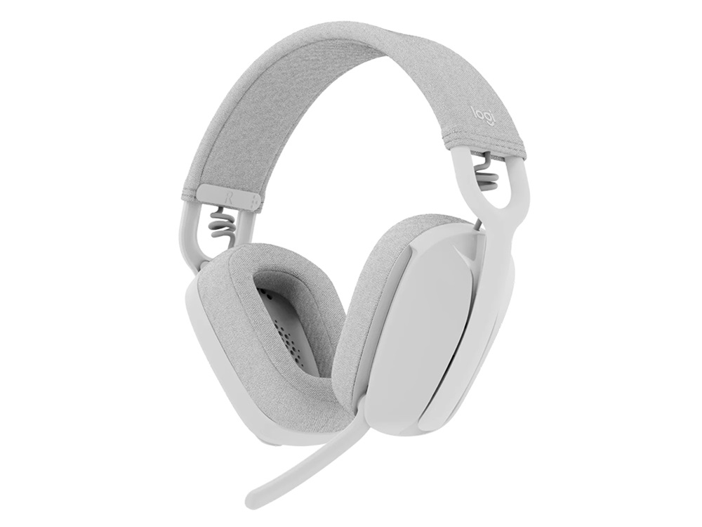 Logitech Zone Vibe 100 Bluetooth mikrofonos fehér fejhallgató
