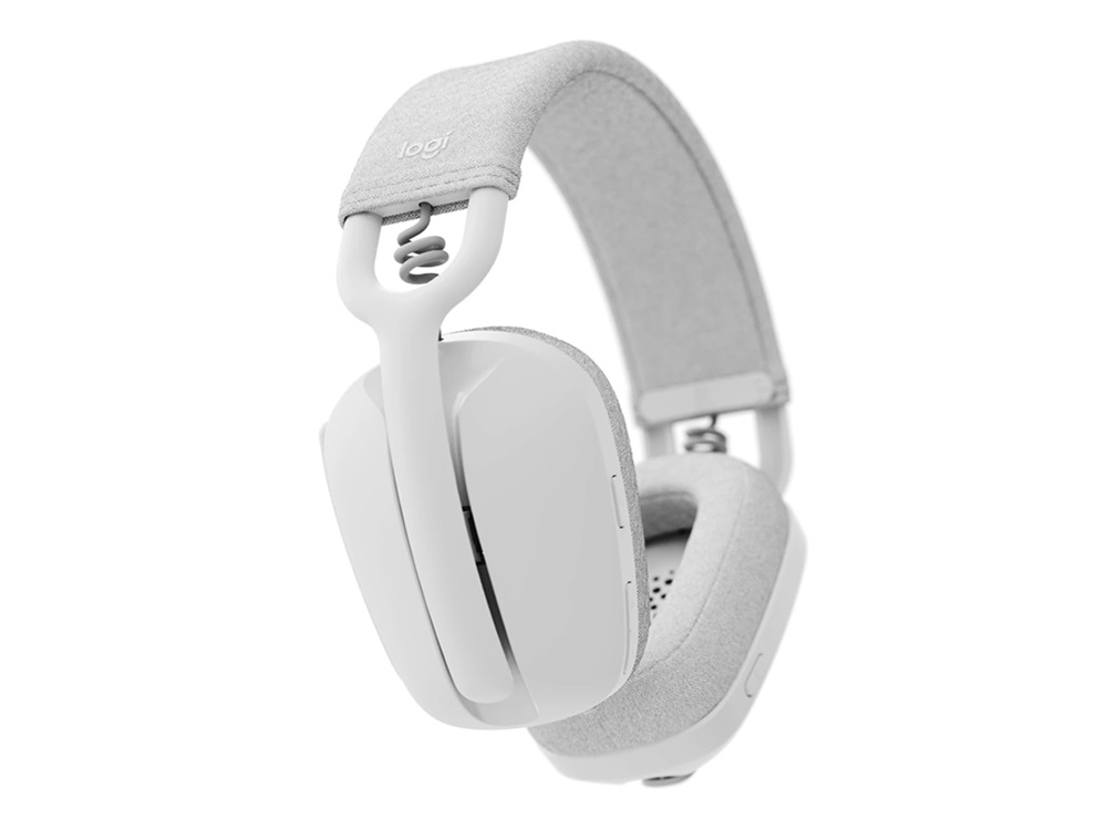 Logitech Zone Vibe 100 Bluetooth mikrofonos fehér fejhallgató