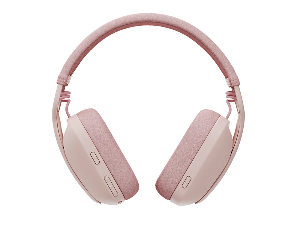 Logitech Zone Vibe 100 Bluetooth mikrofonos rózsaszín fejhallgató