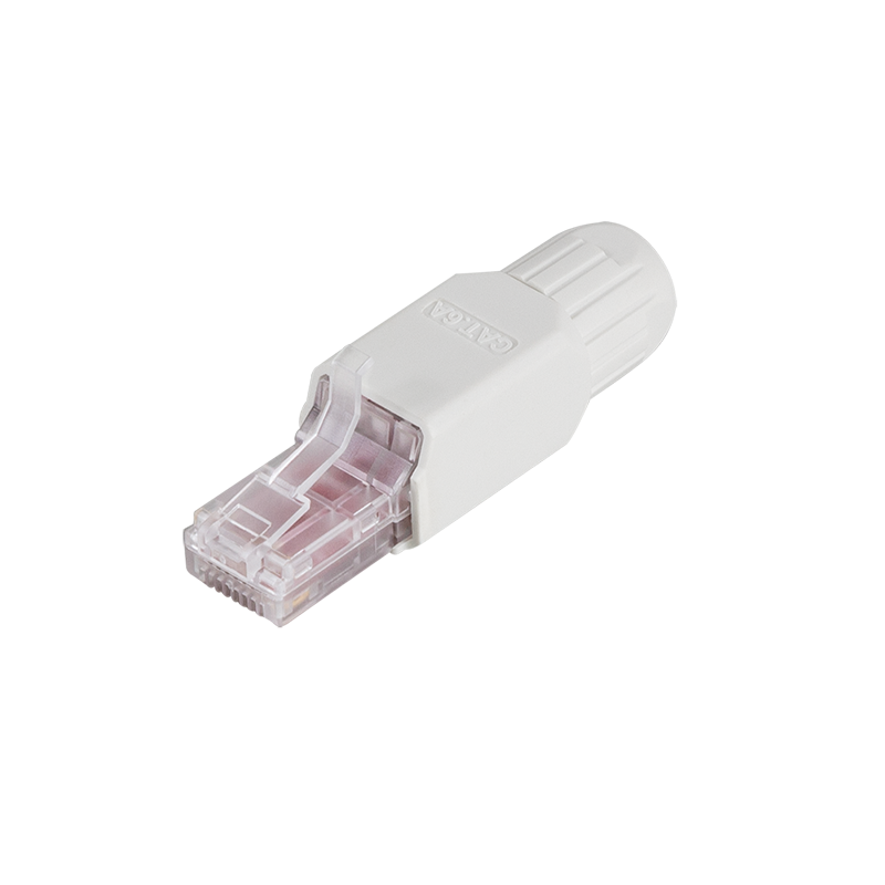 Logilink MP0069 Helyszíni szerelvény Cat.6A RJ45 dugó, szerszám nélküli lezárás