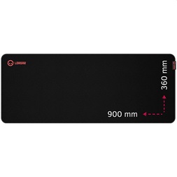 Lorgar Main 329 900x360x3mm fekete/piros egérpad